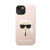 Karl Lagerfeld Silicone Ikonik Karl`s Head - Etui iPhone 14 (różowy)